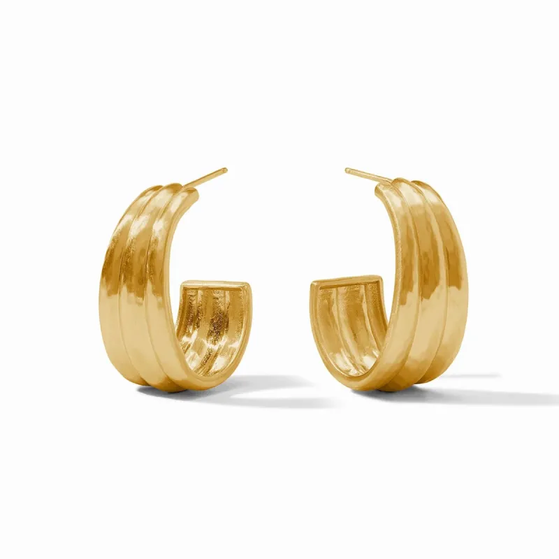 Cirque Hoop Earrings | Gold sold by Belletique