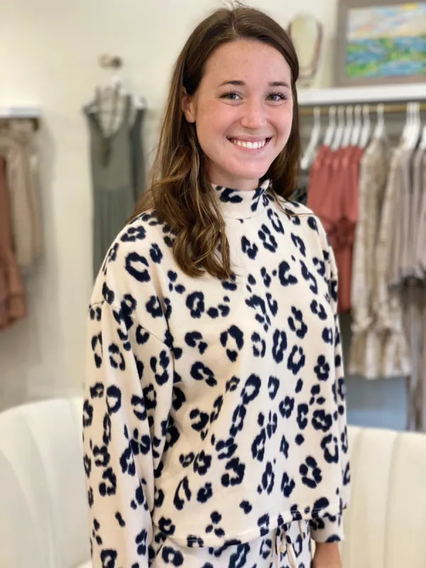 Leopard Top | Cream sold by Belletique