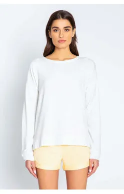 Long Sleeve Top | Heather Gray sold by Belletique