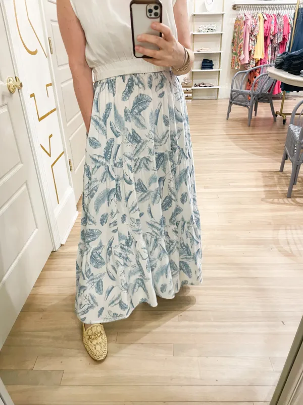 Blue Lima Skirt sold by Belletique