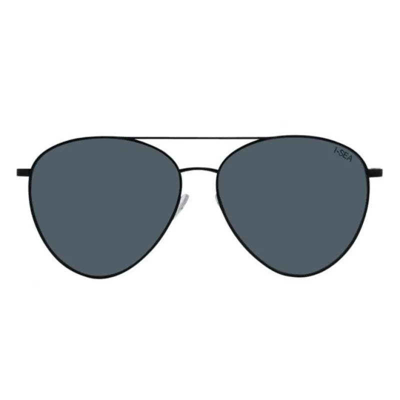 Charlie Sunglasses | Black/Smoke Polarized sold by Belletique
