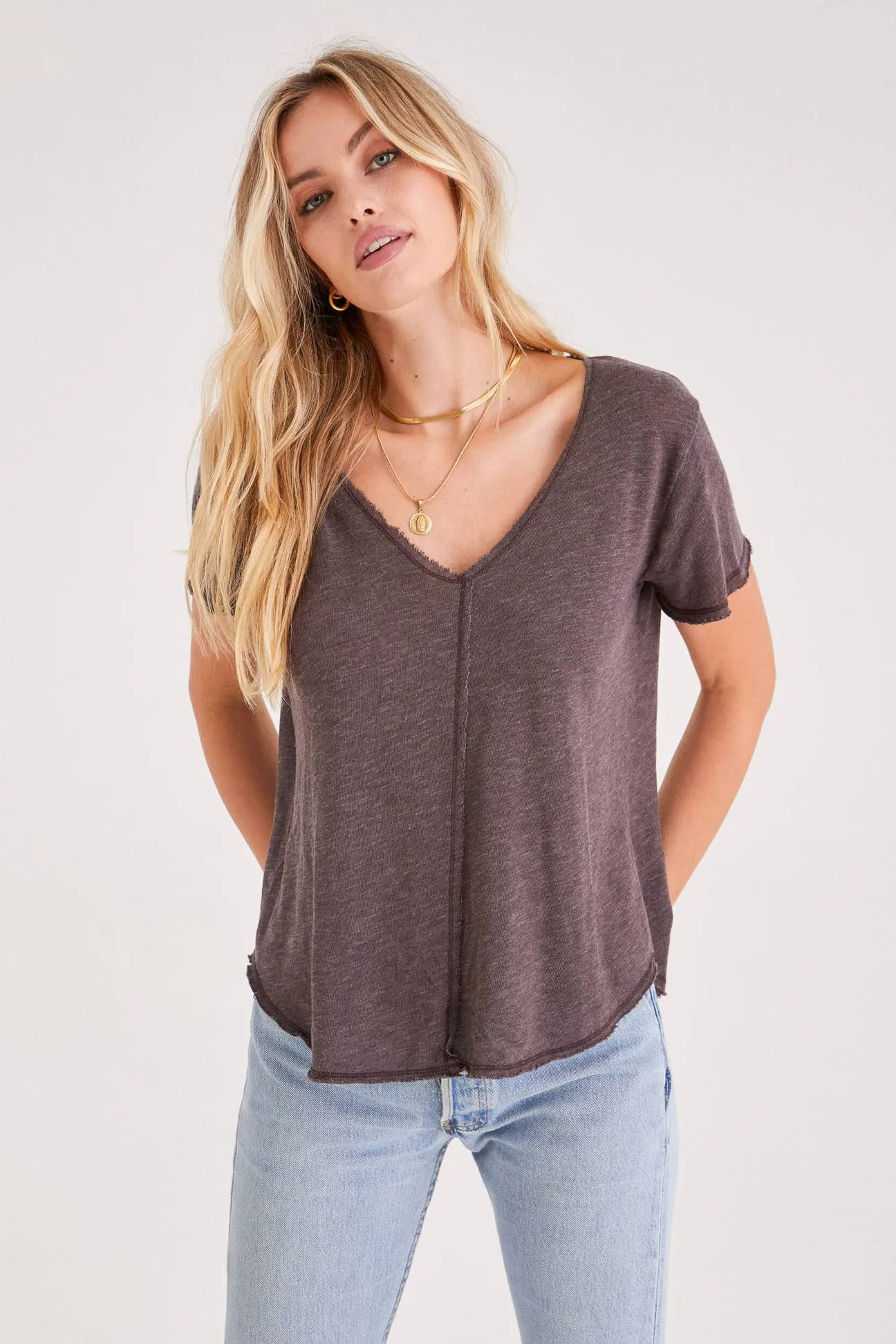 Wearever Tee | Dark Mocha sold by Belletique product image thumbnail 2