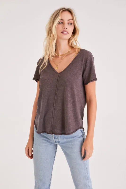 Wearever Tee | Dark Mocha sold by Belletique