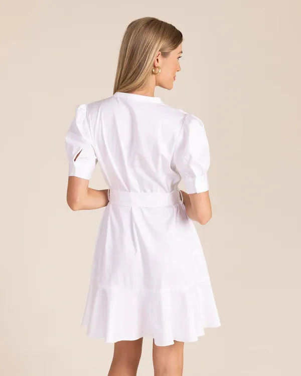Analeise Dress | White sold by Belletique product image thumbnail 3
