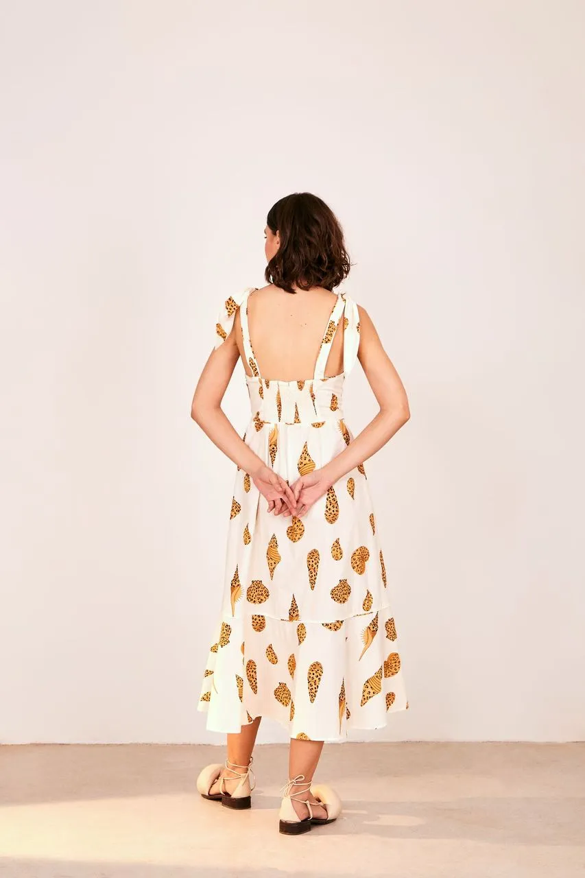Leopard Shell Midi Dress sold by Belletique product image thumbnail 2