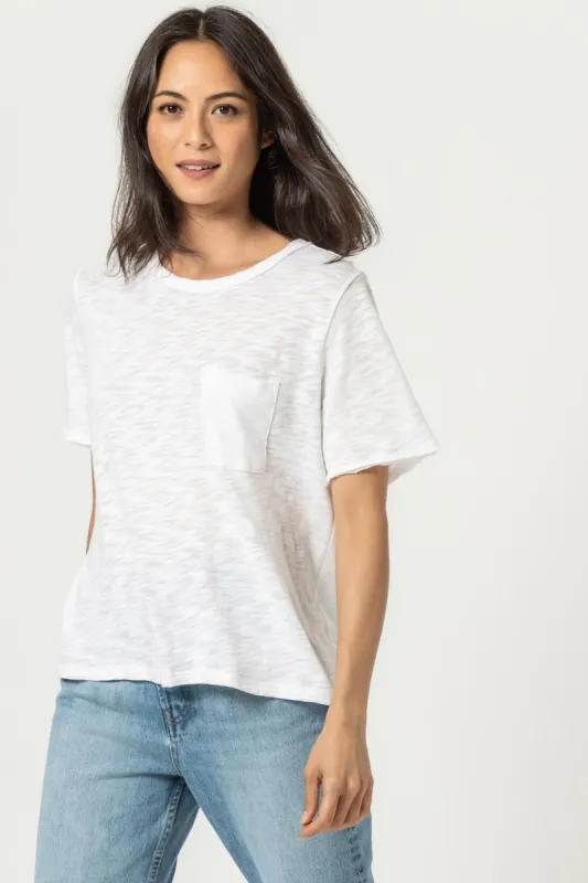 Short Sleeve Boxy Crewneck sold by Belletique