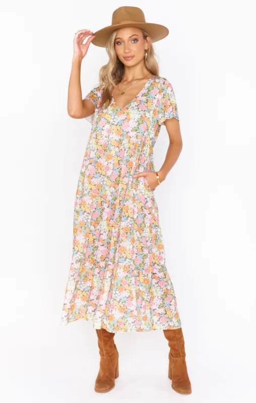 Cia Midi Dress | Wild Flora sold by Belletique