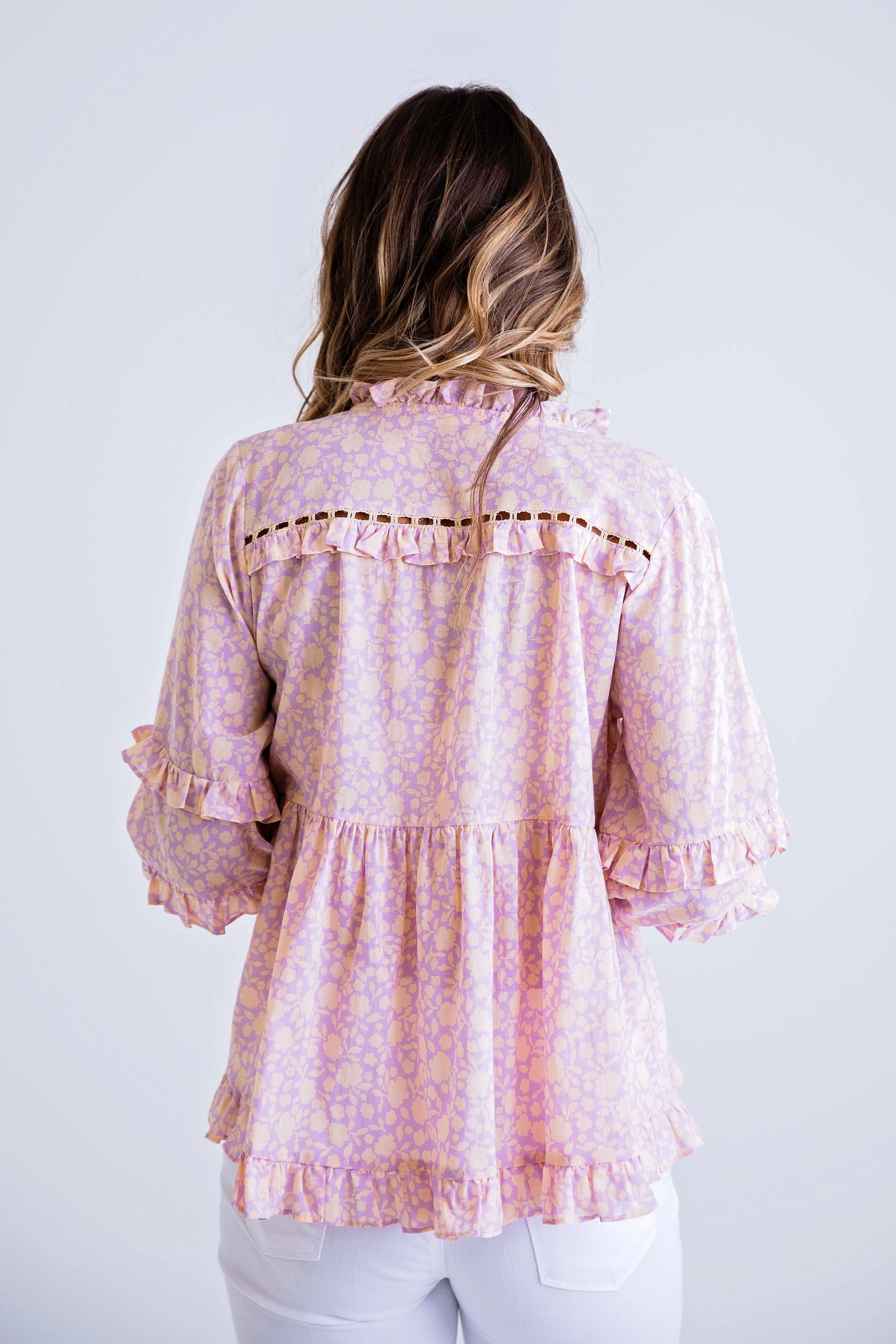 Floral Boho Top sold by Belletique product image thumbnail 2