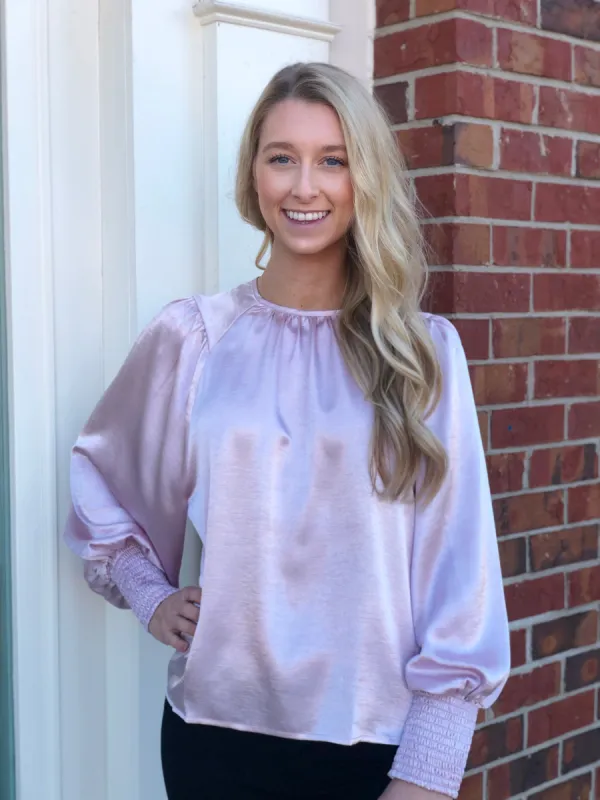 Champagne Blouse sold by Belletique
