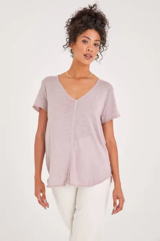 Wearever Tee | Elderberry sold by Belletique