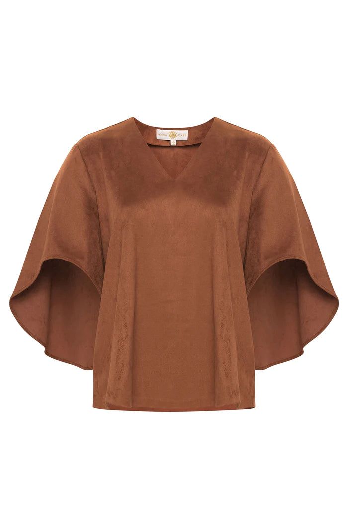 Nina Top | Chocolate sold by Belletique product image thumbnail 3