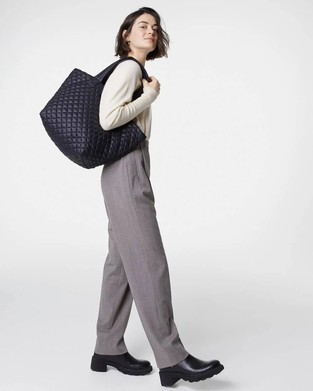 Metro Tote | Black Medium sold by Belletique product image thumbnail 2