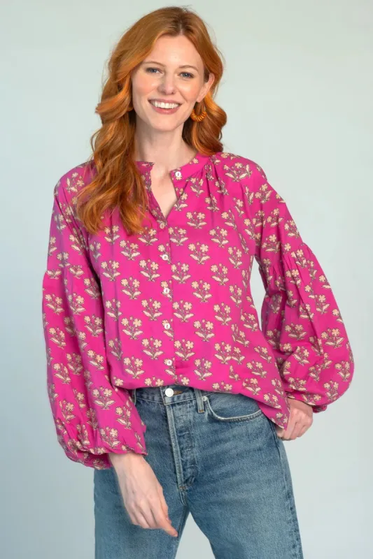 Emory Top | Botanical Plum sold by Belletique