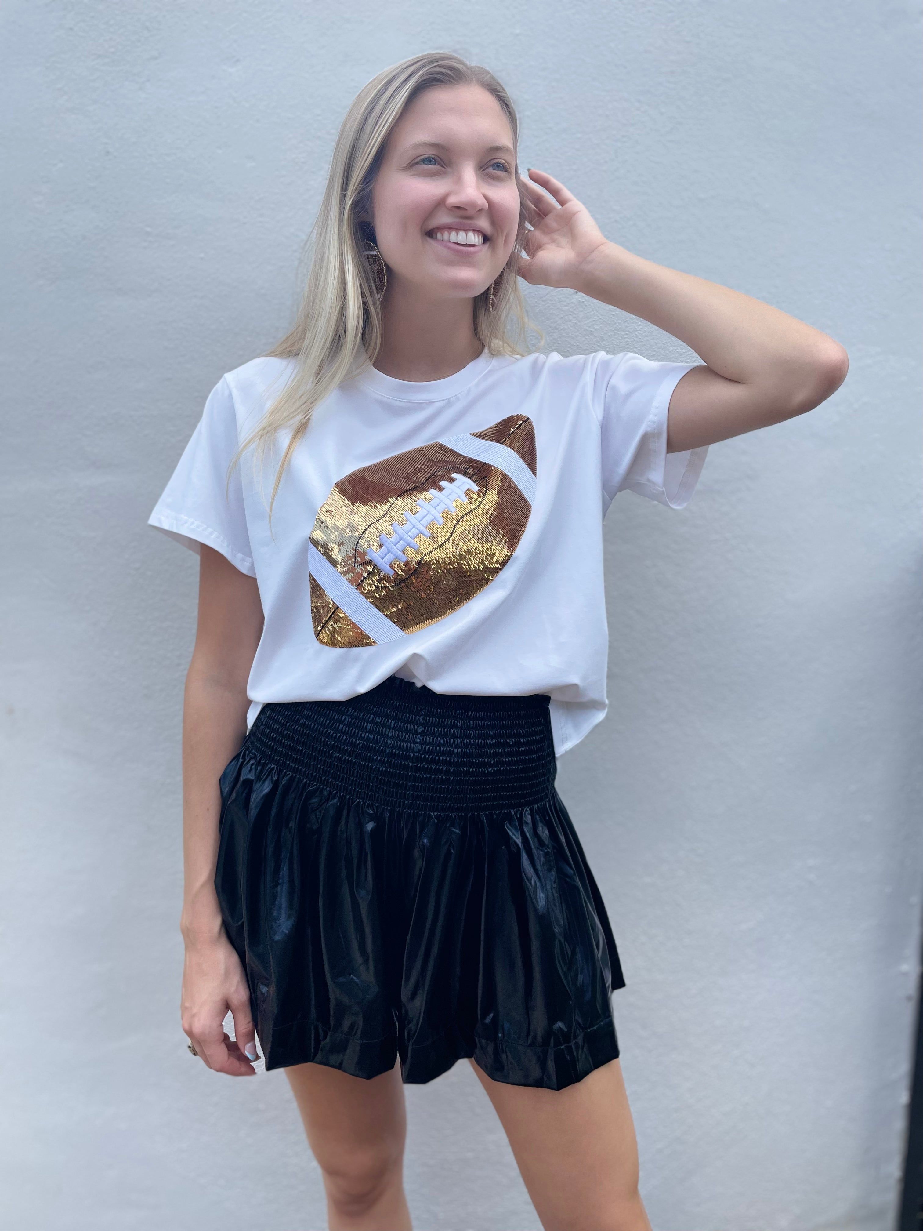 Black Metallic Swing Shorts sold by Belletique product image thumbnail 3