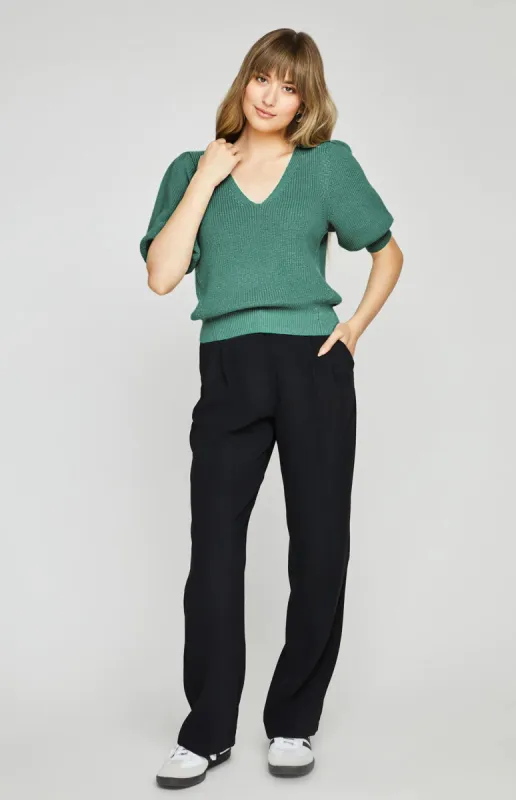 Phoebe Pullover Sweater | Spring Green sold by Belletique