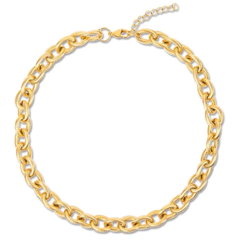 Stevie Chunky Chain Link Necklace sold by Belletique