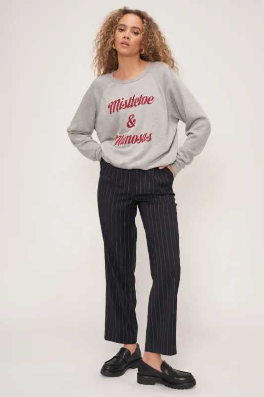 Mistletoe/Hot Cocoa Reversible Sweatshirt sold by Belletique