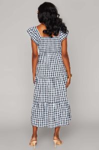 Brynn Dress | Black Checker sold by Belletique