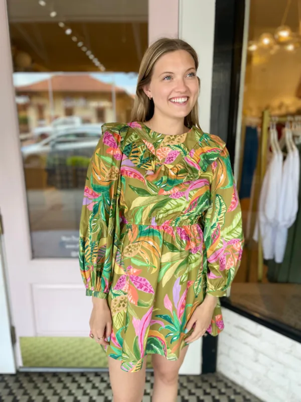 Freya Dress | Tobacco sold by Belletique