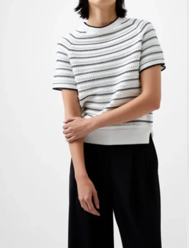 Oskie Short Sleeve Sweater sold by Belletique