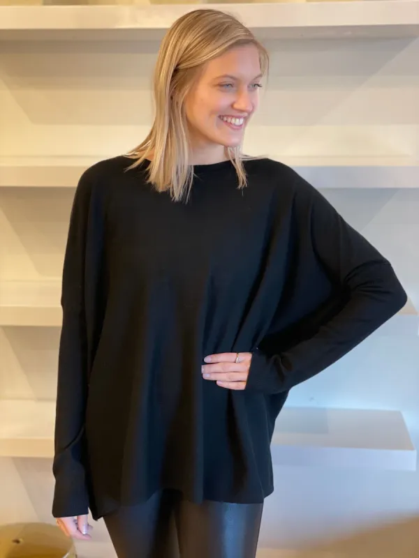 Tori Tunic | Black sold by Belletique