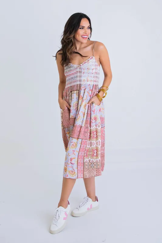 Vintage Smocked Tank Dress sold by Belletique