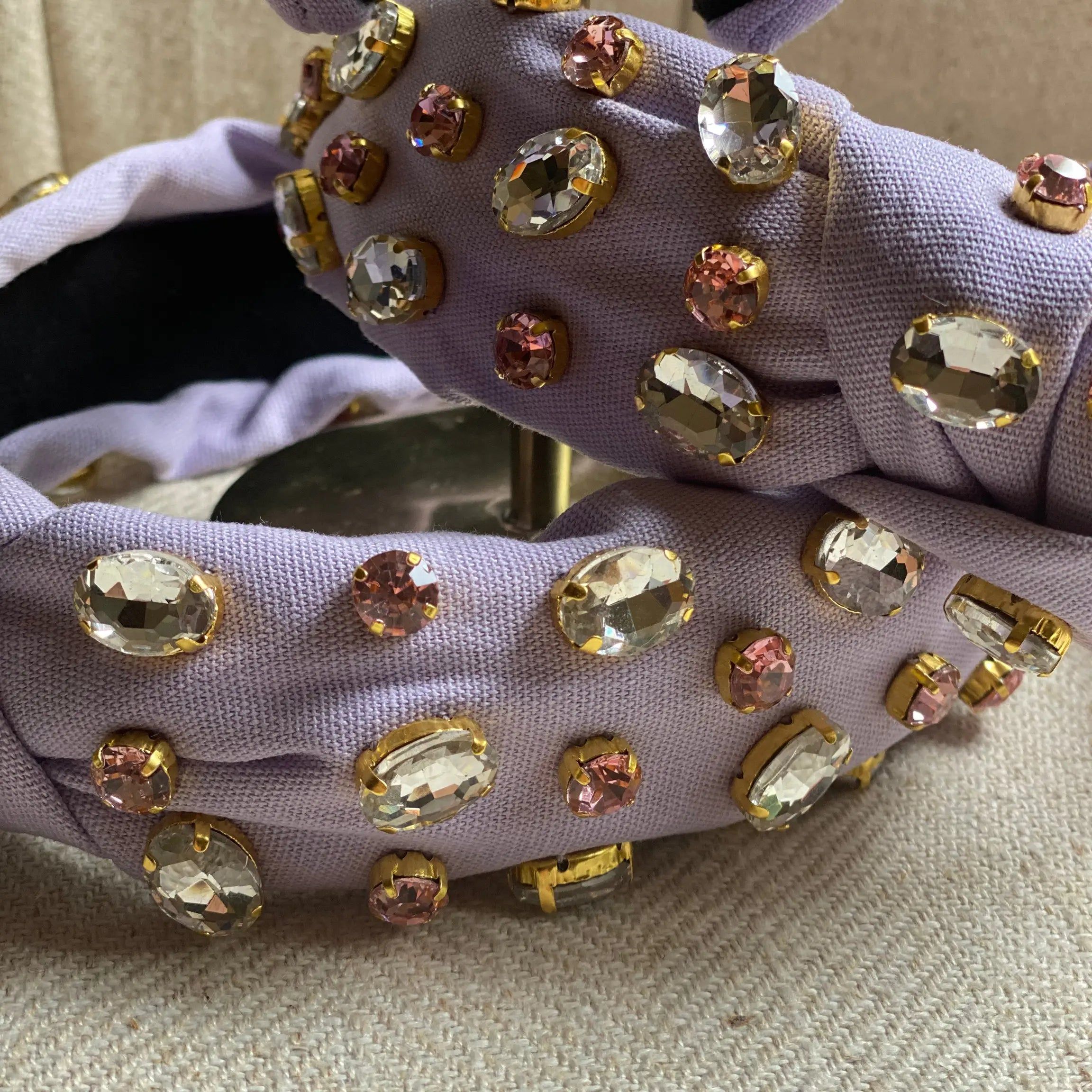 Purple Headband with Colored Stones sold by Belletique product image thumbnail 2