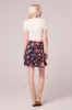 Sori Navy Floral Smocked Mini Skirt sold by Belletique