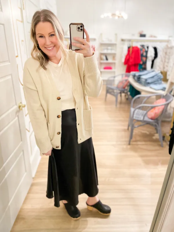 Long Winter Days Cardi | Toasted Marshmallow sold by Belletique