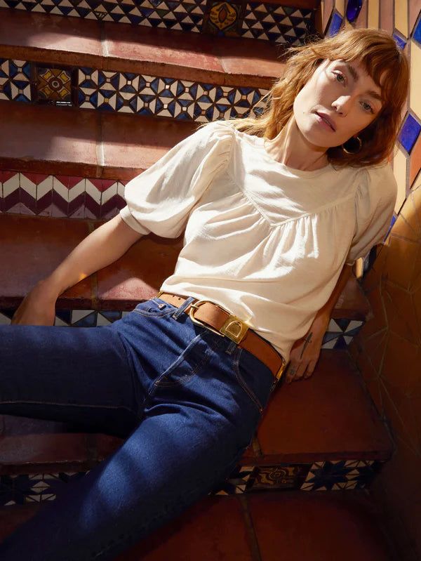 Journey Tee | Parchment sold by Belletique product image thumbnail 3