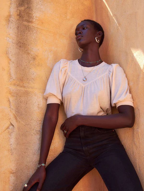 Journey Tee | Parchment sold by Belletique product image thumbnail 2