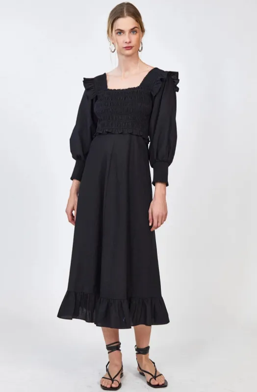 Annie Dress | Black sold by Belletique