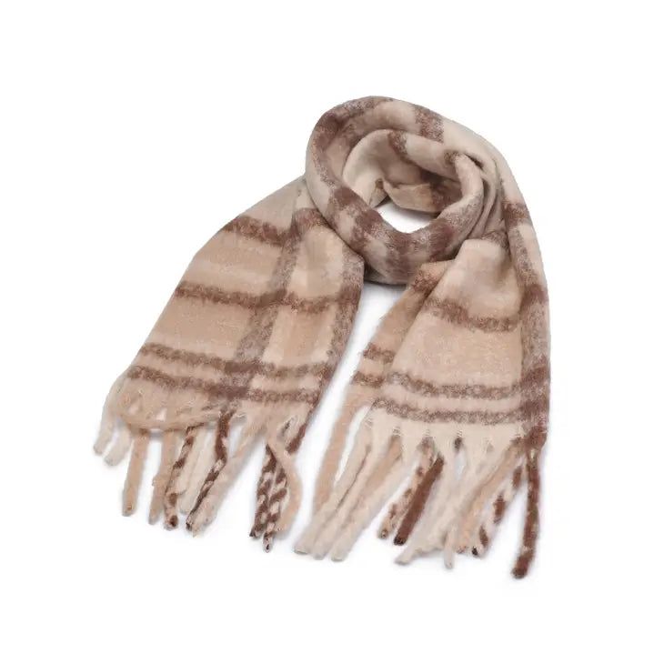 Saybrook Plaid Scarf sold by Belletique product image thumbnail 4