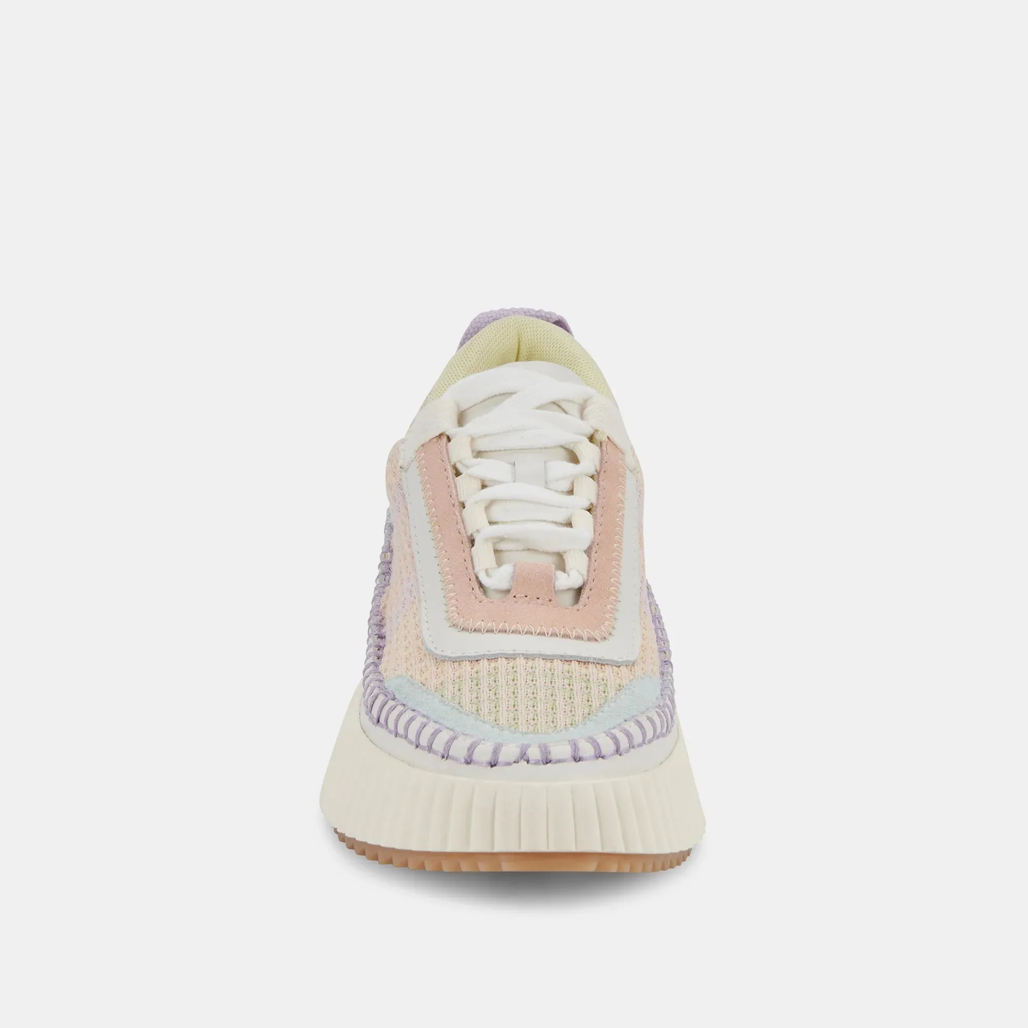 Dolen Sneakers | Pastel Stripe Knit sold by Belletique product image thumbnail 4