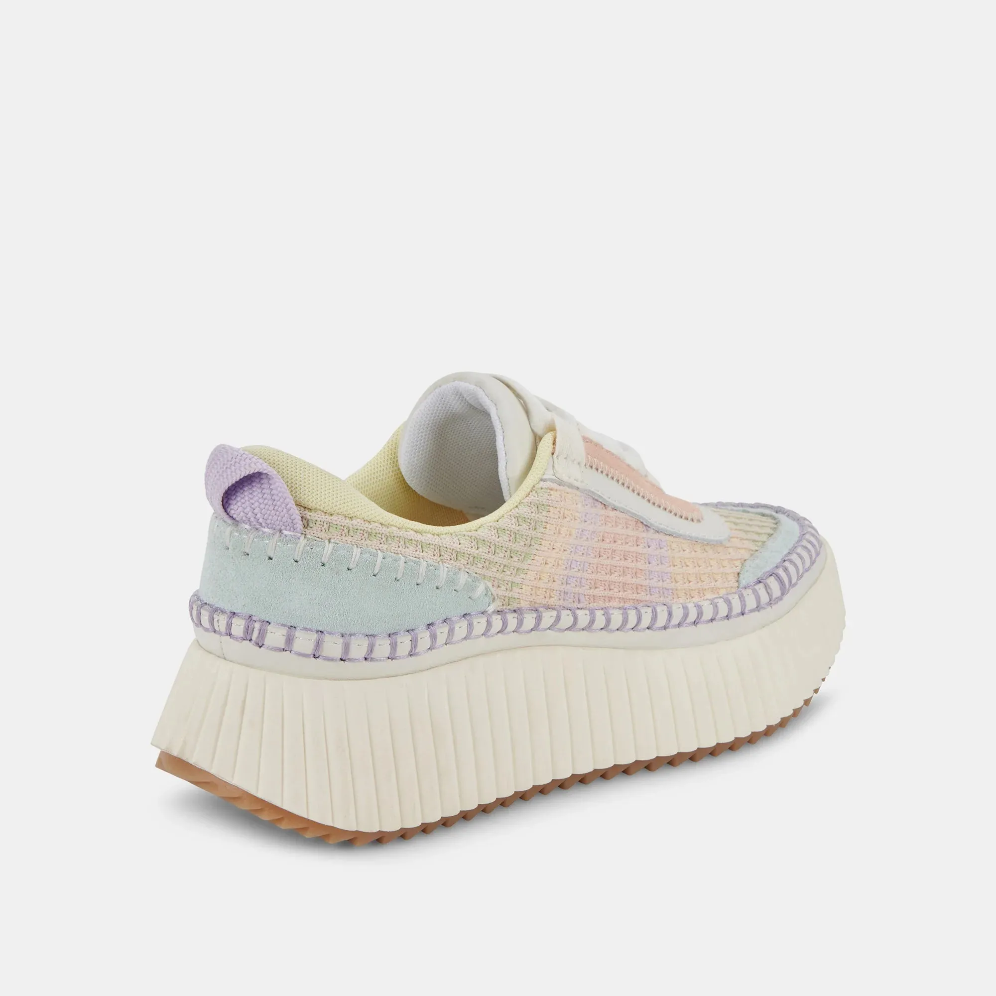 Dolen Sneakers | Pastel Stripe Knit sold by Belletique product image thumbnail 5