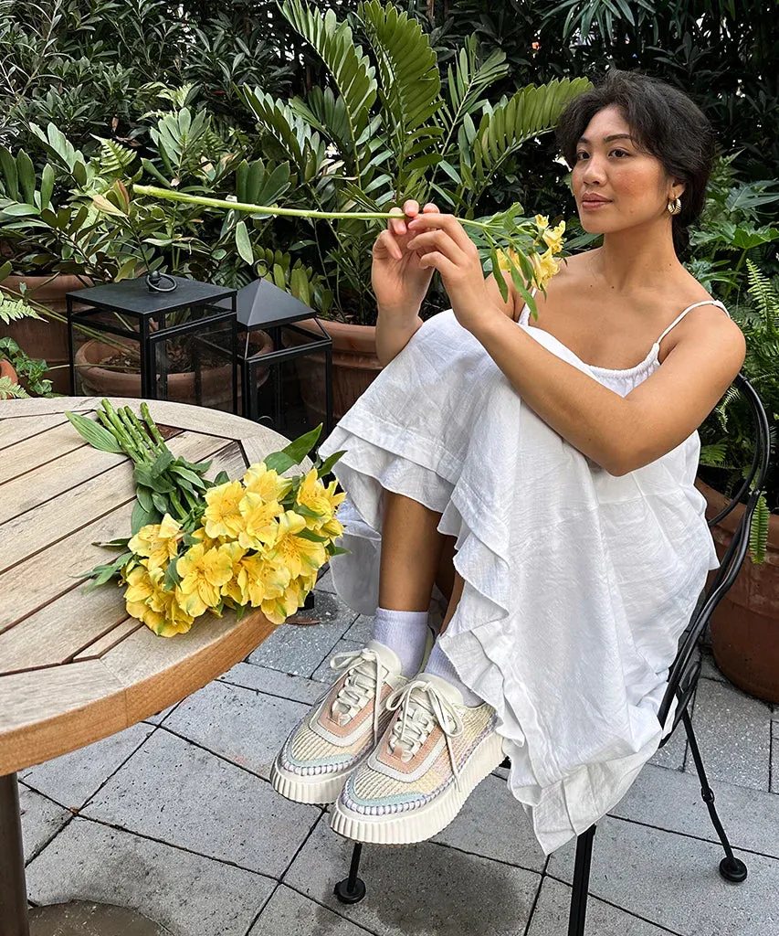 Dolen Sneakers | Pastel Stripe Knit sold by Belletique product image thumbnail 2