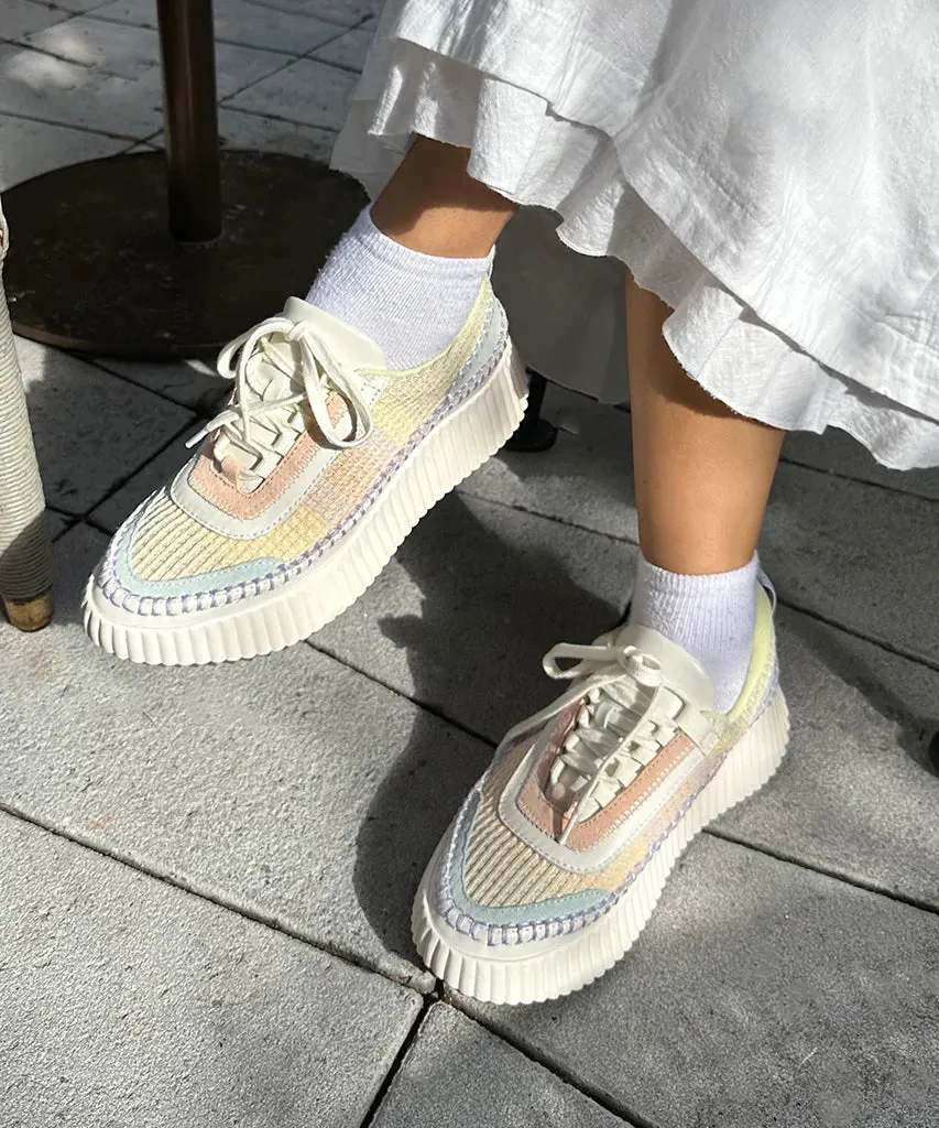 Dolen Sneakers | Pastel Stripe Knit sold by Belletique product image thumbnail 3