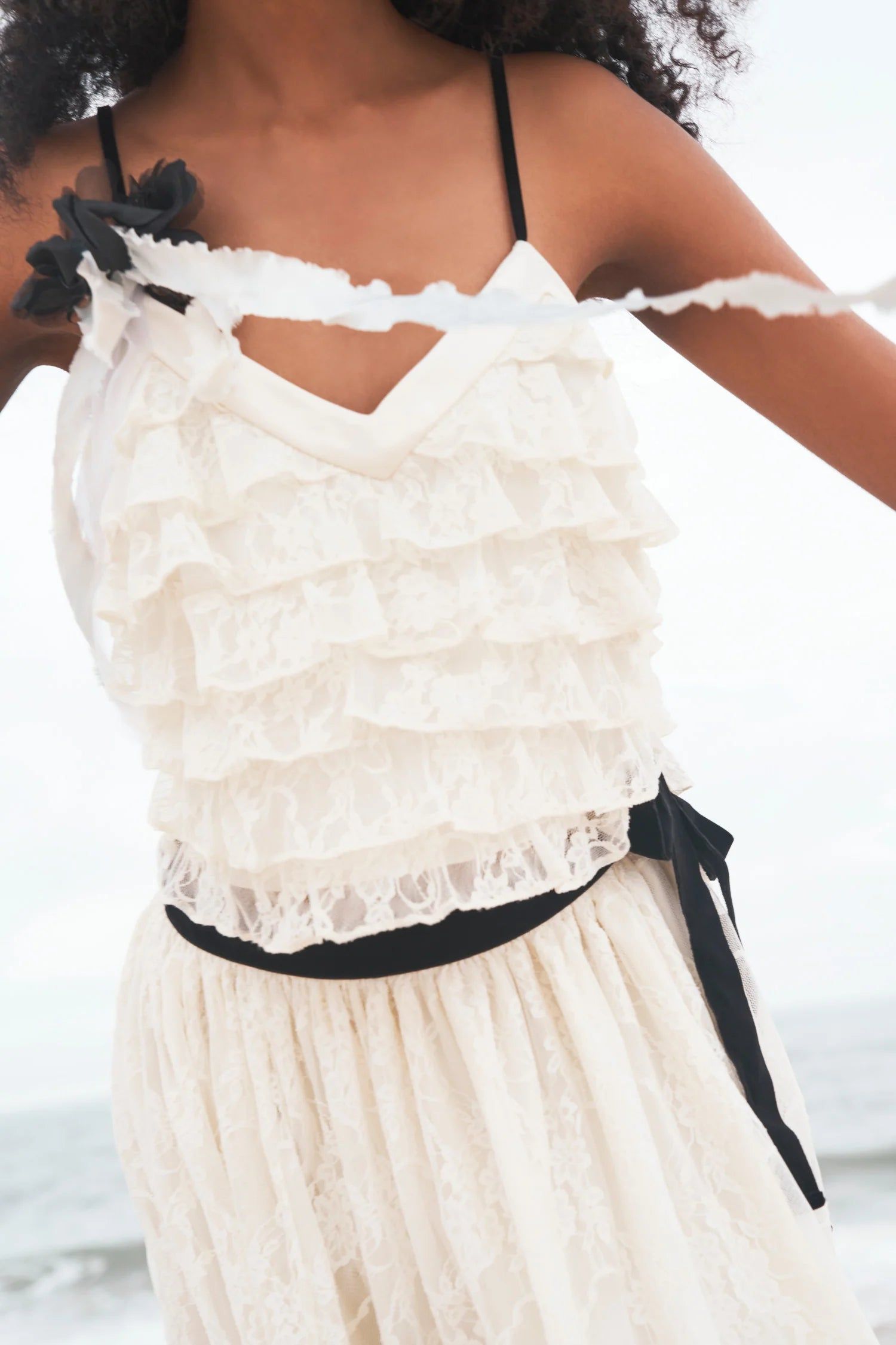 Malt Crop Top | Sea Salt sold by Belletique