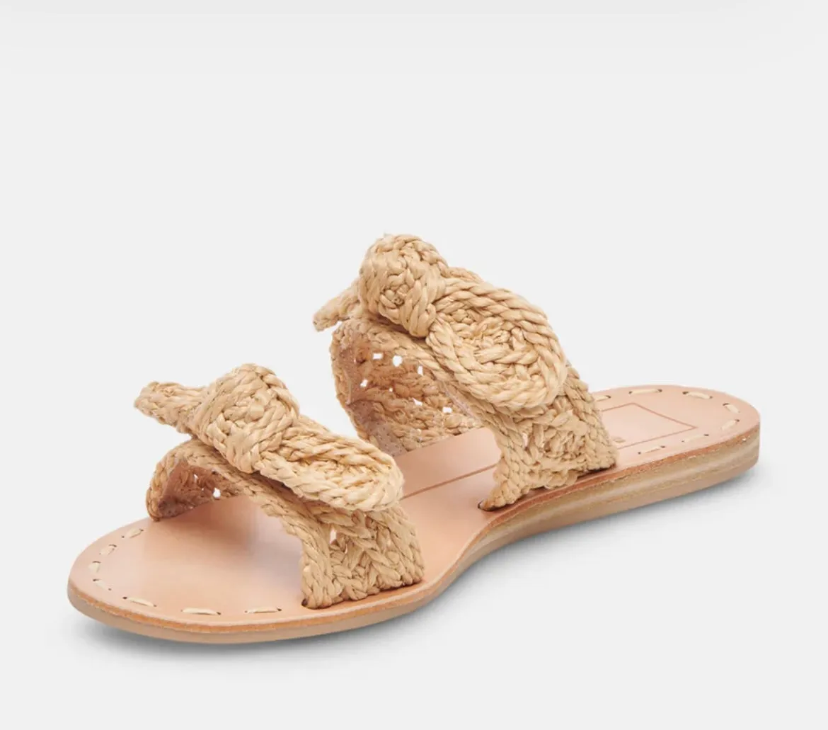 Dinah Sandals | Lt Natural Raffia sold by Belletique product image thumbnail 4