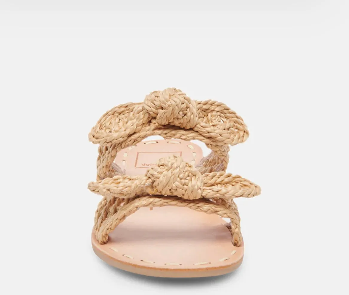 Dinah Sandals | Lt Natural Raffia sold by Belletique product image thumbnail 5