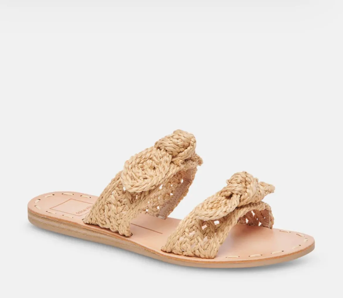 Dinah Sandals | Lt Natural Raffia sold by Belletique product image thumbnail 2
