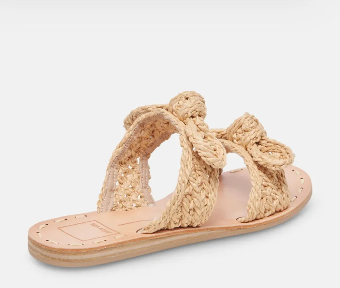Dinah Sandals | Lt Natural Raffia sold by Belletique product image thumbnail 3