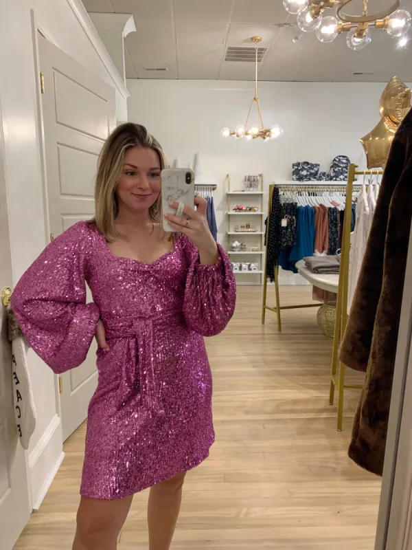 Aniston Mini Dress sold by Belletique