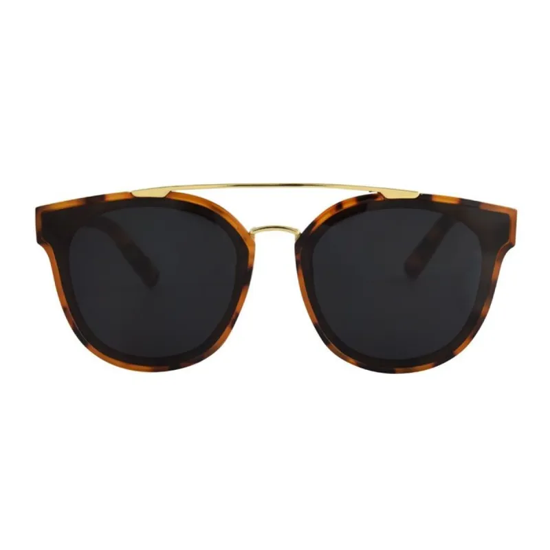 Topanga Sunglasses | Honey Tortoise Smoke Polarized sold by Belletique