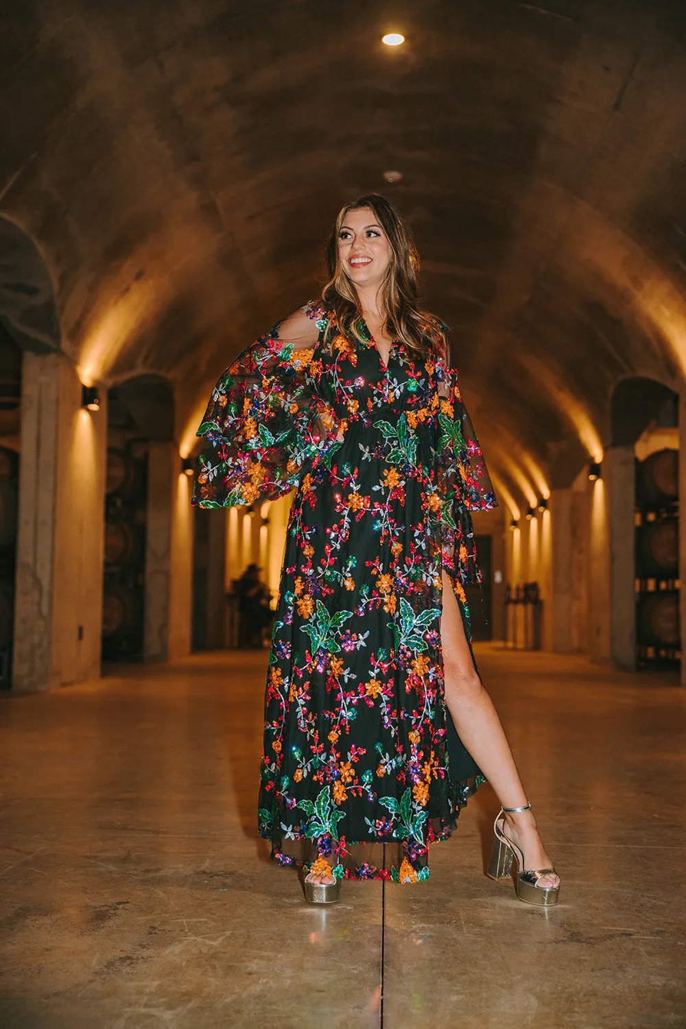 Colette Maxi Dress | Dusk sold by Belletique product image thumbnail 3