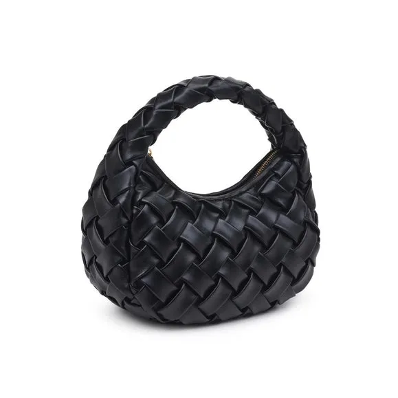 Noreen Woven Clutch | Black sold by Belletique product image thumbnail 3