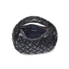 Noreen Woven Clutch | Black sold by Belletique