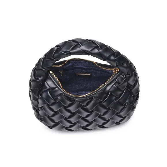 Noreen Woven Clutch | Black sold by Belletique product image thumbnail 4