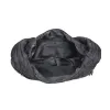 Leda Quilted Nylon Puffer Hobo | Black sold by Belletique