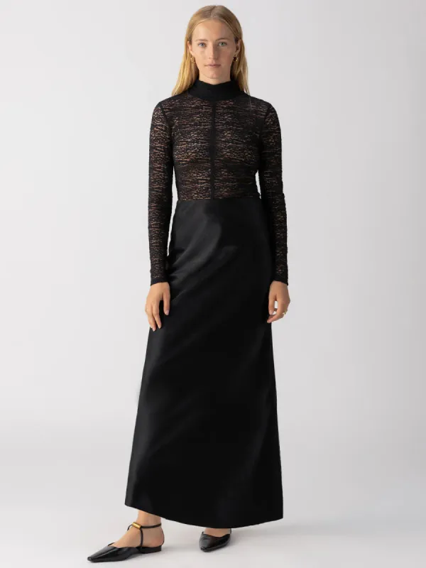 Everyday Maxi Skirt | Black sold by Belletique